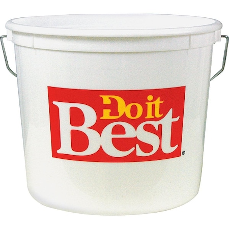 All-Source 5 Qt. White Polysteel Pail 05QD5503024